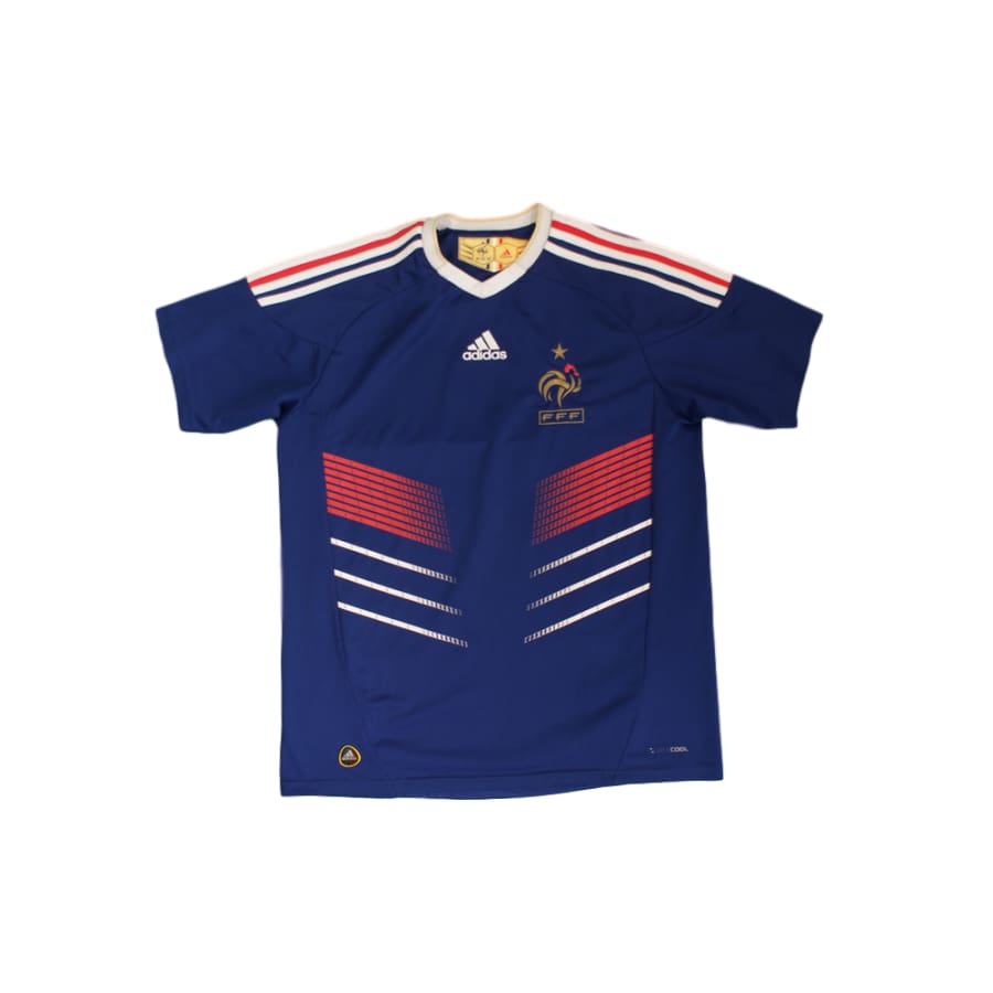 Maillot de football vintage domicile Equipe de France 2010-2011 - Adidas - Equipe de France