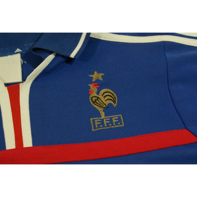 Maillot de football vintage domicile Equipe de France N°10 ZIDANE 2000-2001 - Adidas - Equipe de France