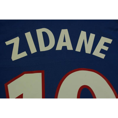 Maillot de football vintage domicile Equipe de France N°10 ZIDANE 2000-2001 - Adidas - Equipe de France