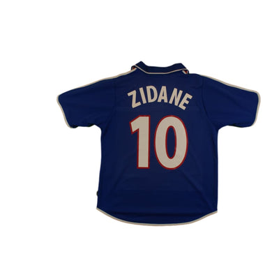 Maillot de football vintage domicile Equipe de France N°10 ZIDANE 2000-2001 - Adidas - Equipe de France