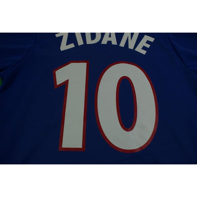 Maillot de football vintage domicile Equipe de France N°10 ZIDANE 2000-2001 - Adidas - Equipe de France