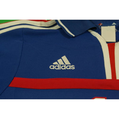 Maillot de football vintage domicile Equipe de France N°10 ZIDANE 2000-2001 - Adidas - Equipe de France