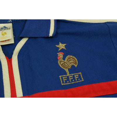 Maillot de football vintage domicile Equipe de France N°10 ZIDANE 2000-2001 - Adidas - Equipe de France