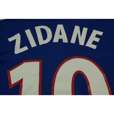 Maillot de football vintage domicile Equipe de France N°10 ZIDANE 2000-2001 - Adidas - Equipe de France