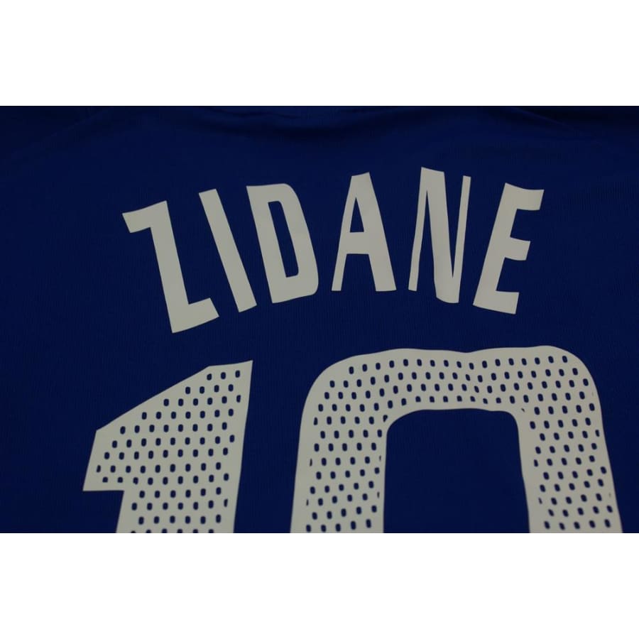 Maillot de football vintage domicile Equipe de France N°10 ZIDANE 2002-2003 - Adidas - Equipe de France