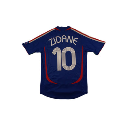 Maillot de football vintage domicile Equipe de France N°10 ZIDANE 2006-2007 - Adidas - Equipe de France