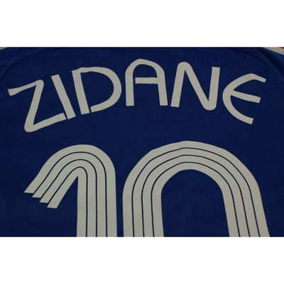 Maillot de football vintage domicile Equipe de France N°10 ZIDANE 2006-2007 - Adidas - Equipe de France