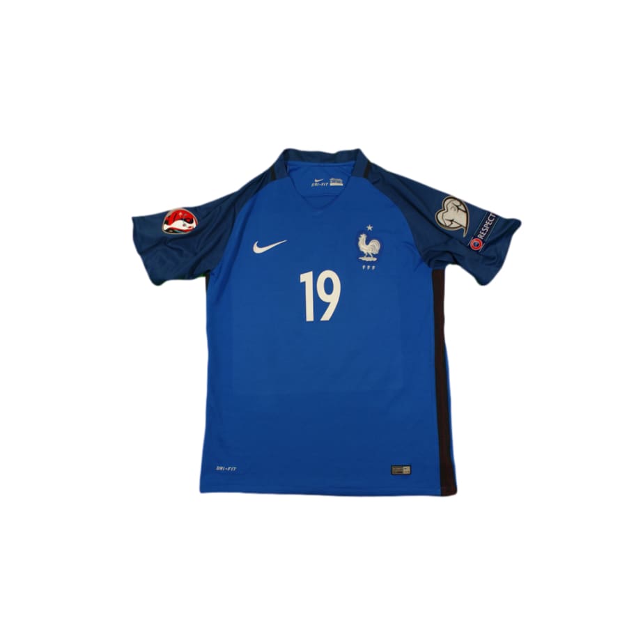 Maillot de football vintage domicile Equipe de France N°19 POGBA 2016-2017 - Nike - Equipe de France