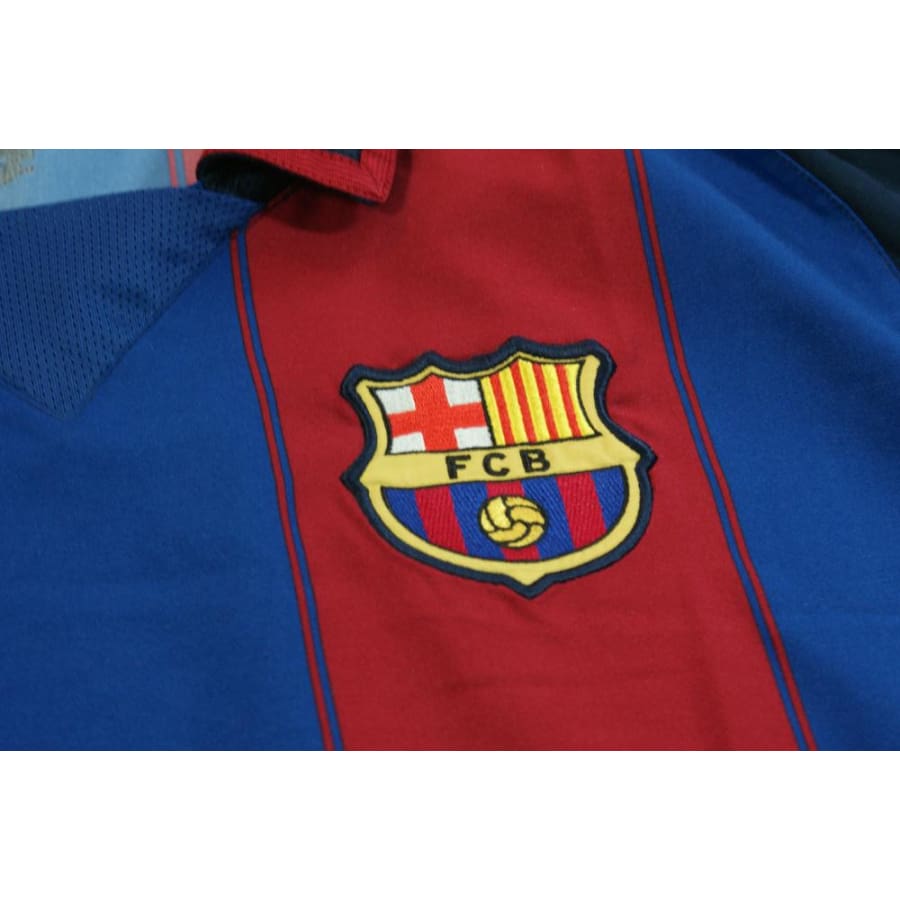 Maillot de football vintage domicile FC Barcelone 2003-2004 - Nike - Barcelone