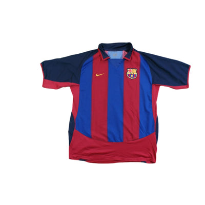 Maillot de football vintage domicile FC Barcelone 2003-2004 - Nike - Barcelone