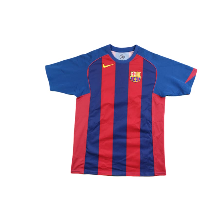 Maillot de football vintage domicile FC Barcelone 2004-2005 - Nike - Barcelone