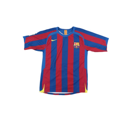 Maillot de football vintage domicile FC Barcelone 2005-2006 - Nike - Barcelone