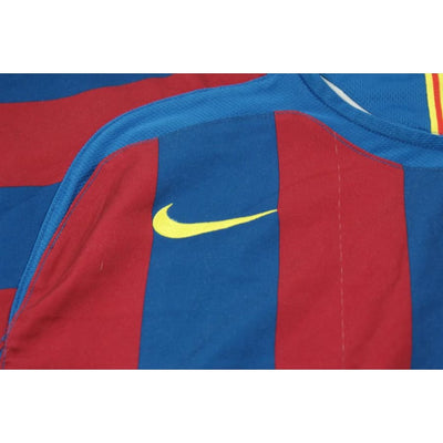 Maillot de football vintage domicile FC Barcelone 2005-2006 - Nike - Barcelone