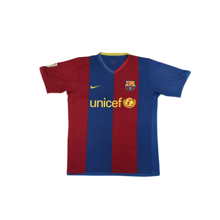 Maillot de football vintage domicile FC Barcelone 2006-2007 - Nike - Barcelone