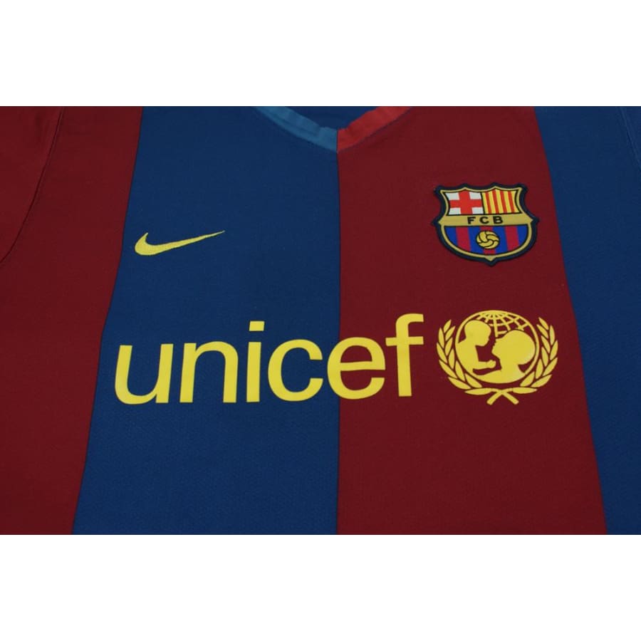 Maillot de football vintage domicile FC Barcelone 2006-2007 - Nike - Barcelone