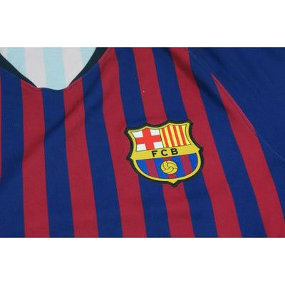 Maillot de football vintage domicile FC Barcelone 2018-2019 - Nike - Barcelone