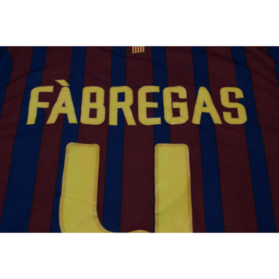 Maillot de football vintage domicile FC Barcelone N°4 FABREGAS 2011-2012 - Nike - Barcelone