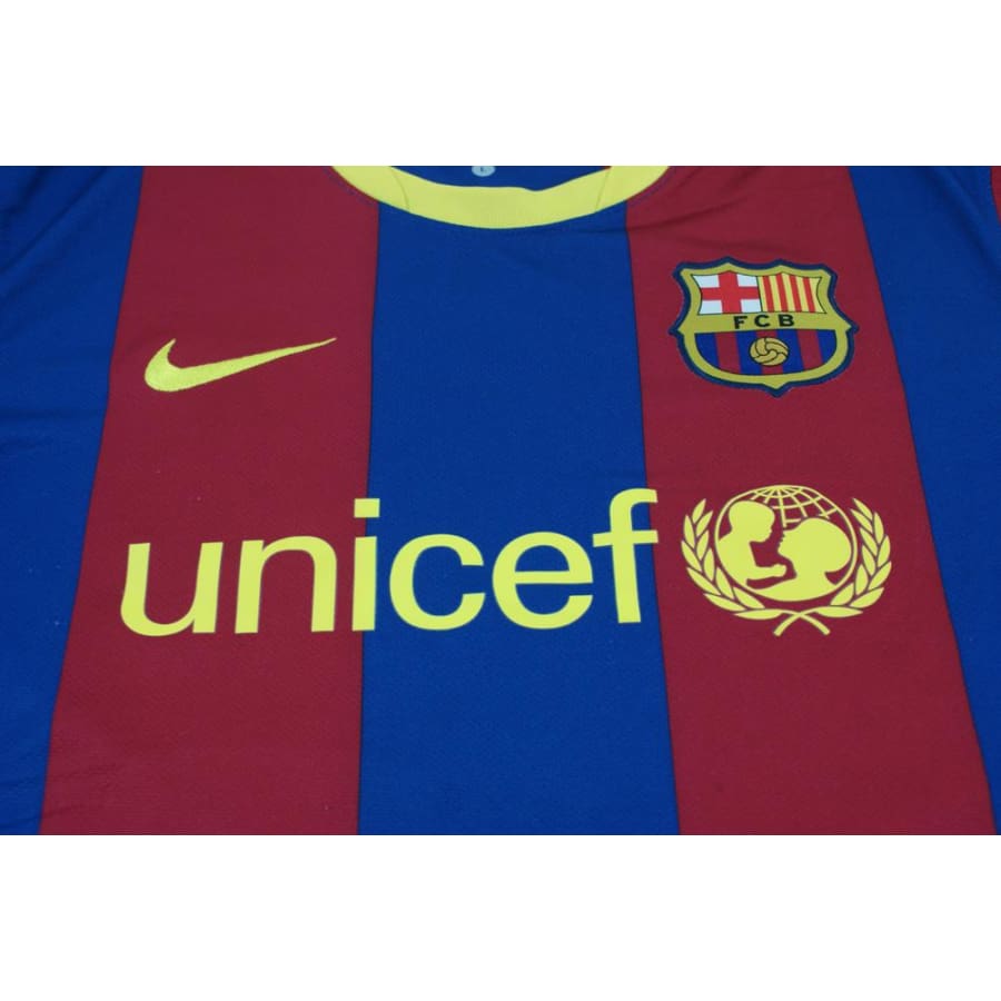 Maillot de football vintage domicile FC Barcelone N°69 VALENTINO 2010-2011 - Nike - Barcelone