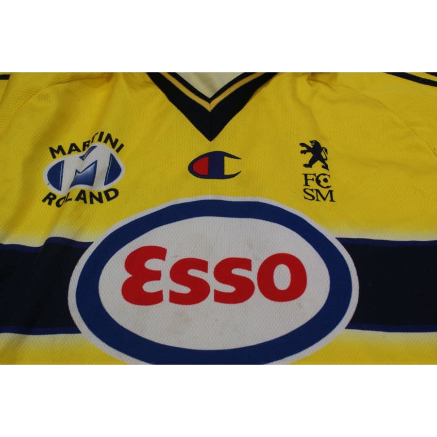 Maillot de football vintage domicile FC Sochaux-Montbéliard N°13 FRAU 2003-2004 - Champion - FC Sochaux-Montbéliard