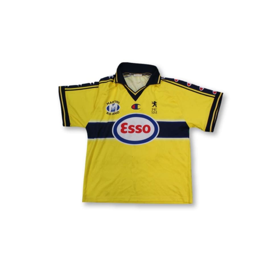 Maillot de football vintage domicile FC Sochaux-Montbéliard N°13 FRAU 2003-2004 - Champion - FC Sochaux-Montbéliard