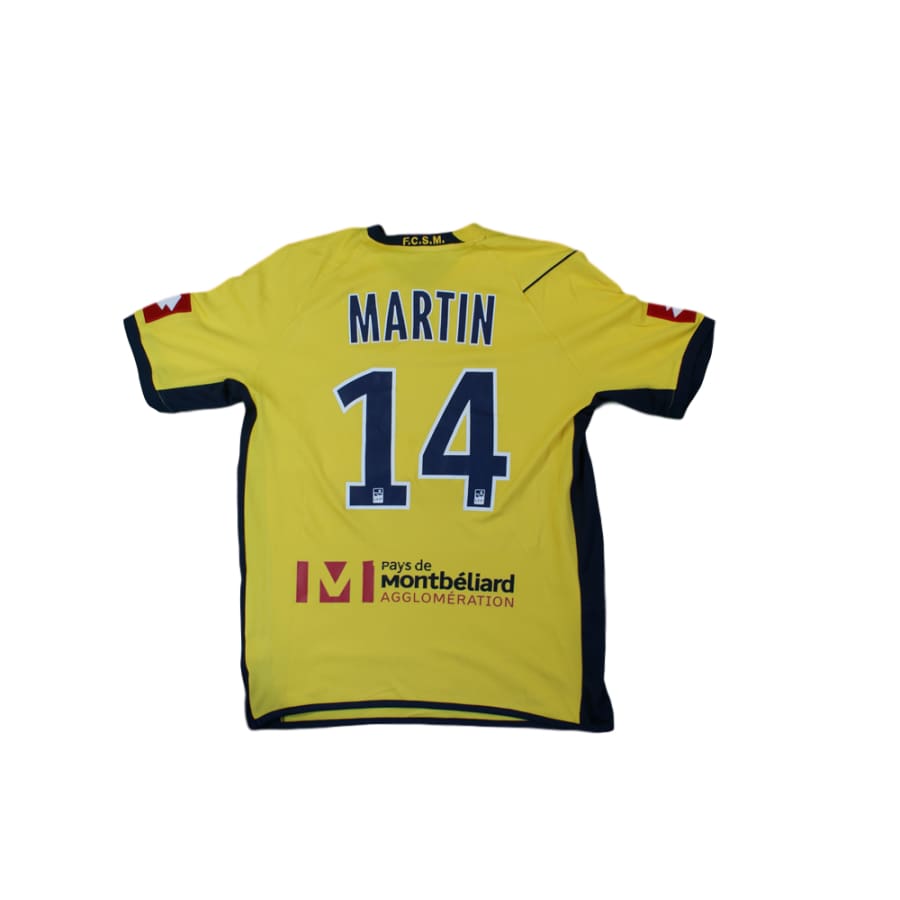 Maillot de football vintage domicile FC Sochaux-Montbéliard N°14 MARTIN 2011-2012 - Lotto - FC Sochaux-Montbéliard