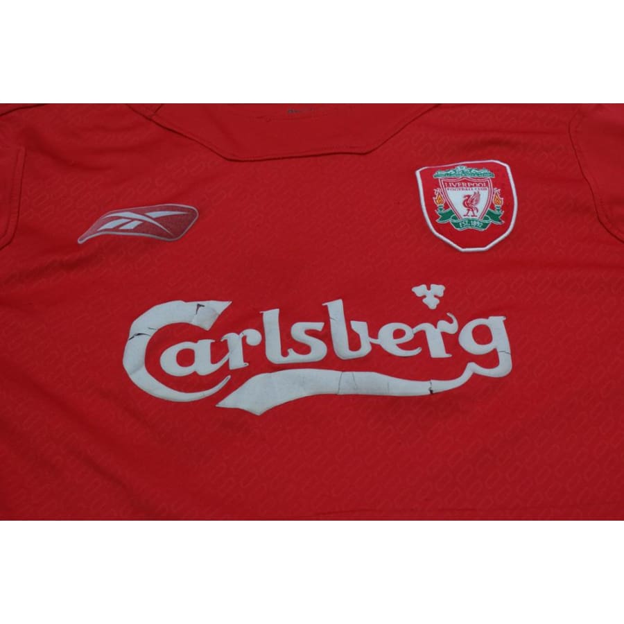 Maillot de football vintage domicile Liverpool FC N°9 CISSE 2004-2005 - Reebok - FC Liverpool