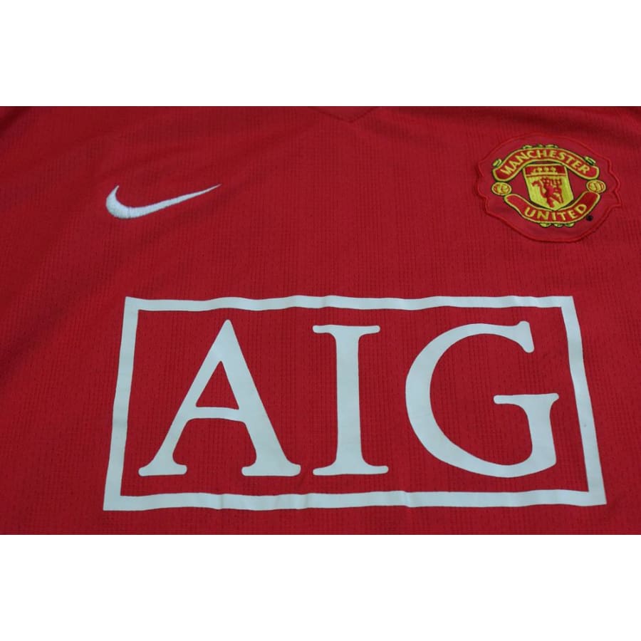 Maillot de football vintage domicile Manchester United N°69 GUIZZ 2007-2008 - Nike - Manchester United