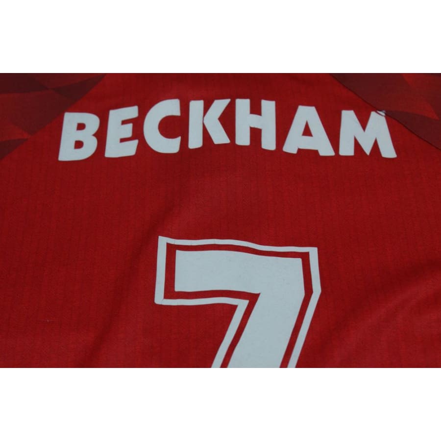 Maillot de football vintage domicile Manchester United N°7 BECKHAM 1996-1997 - Umbro - Manchester United