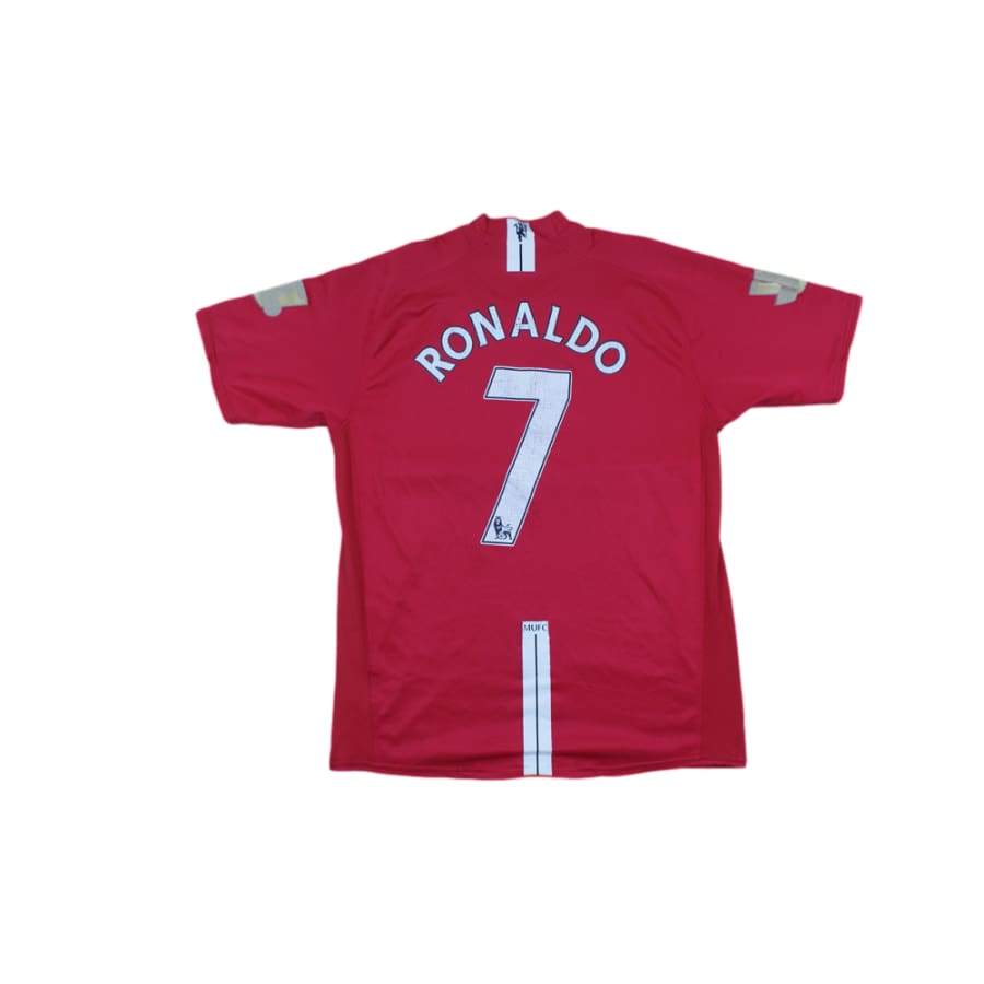 Maillot de football vintage domicile Manchester United N°7 Ronaldo 2008-2009 - Nike - Manchester United