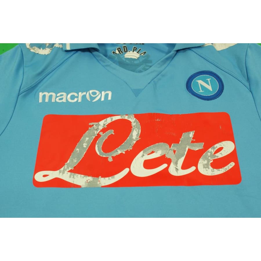 Maillot de football vintage domicile Naples N°22 Lavezzi 2011-2012 - Macron - Naples