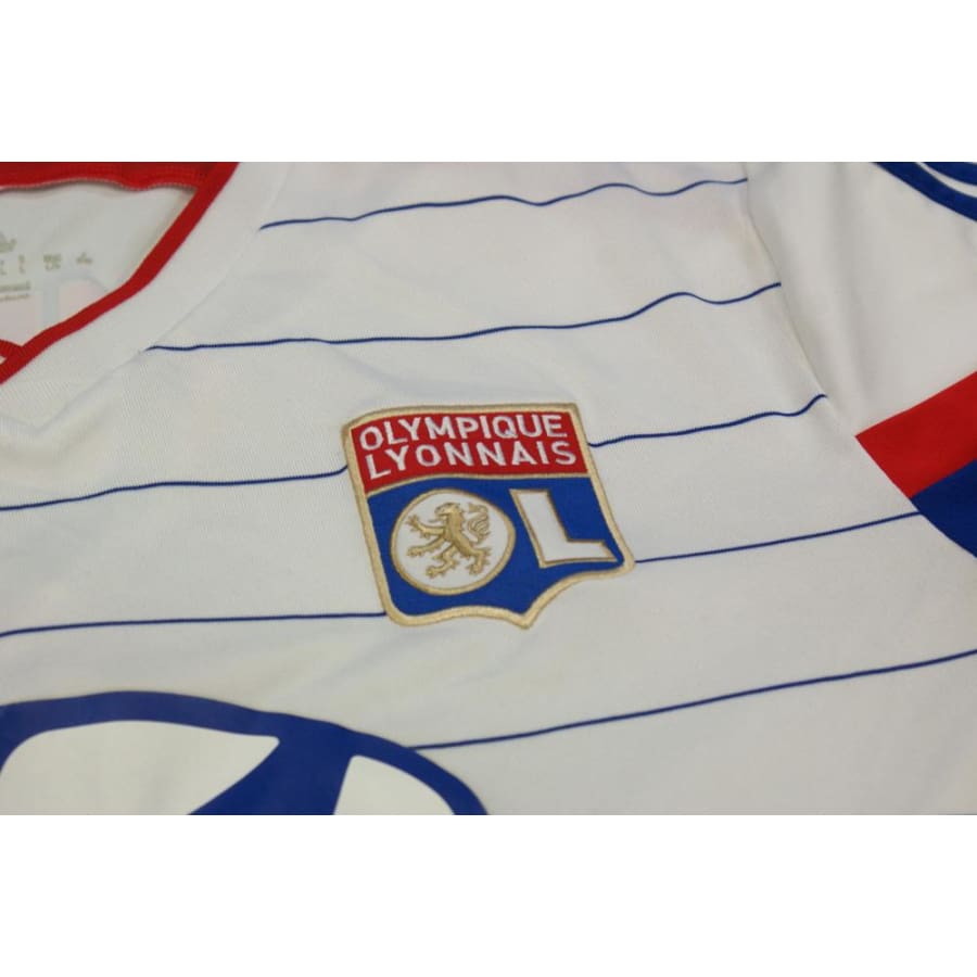 Maillot de football vintage domicile Olympique Lyonnais N°9 THIB 2014-2015 - Adidas - Olympique Lyonnais