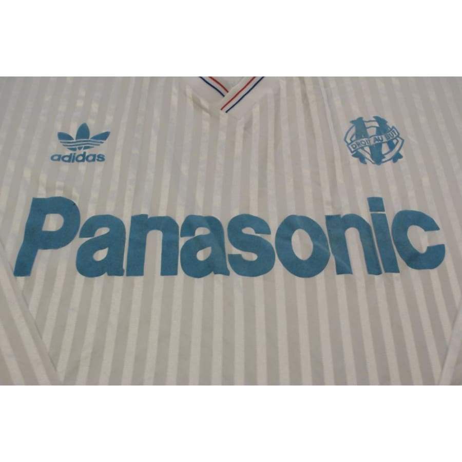 Maillot de football vintage domicile Olympique de Marseille 1989-1990 - Adidas - Olympique de Marseille