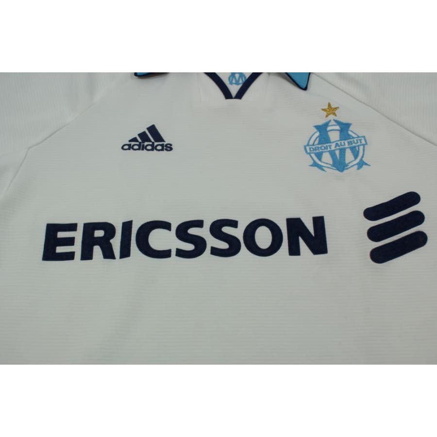 Maillot de football vintage domicile Olympique de Marseille 1998-1999 - Adidas - Olympique de Marseille