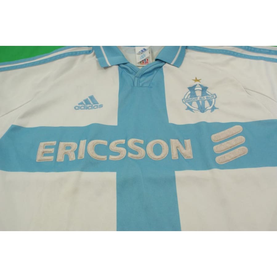 Maillot de football vintage domicile Olympique de Marseille 2000-2001 - Adidas - Olympique de Marseille