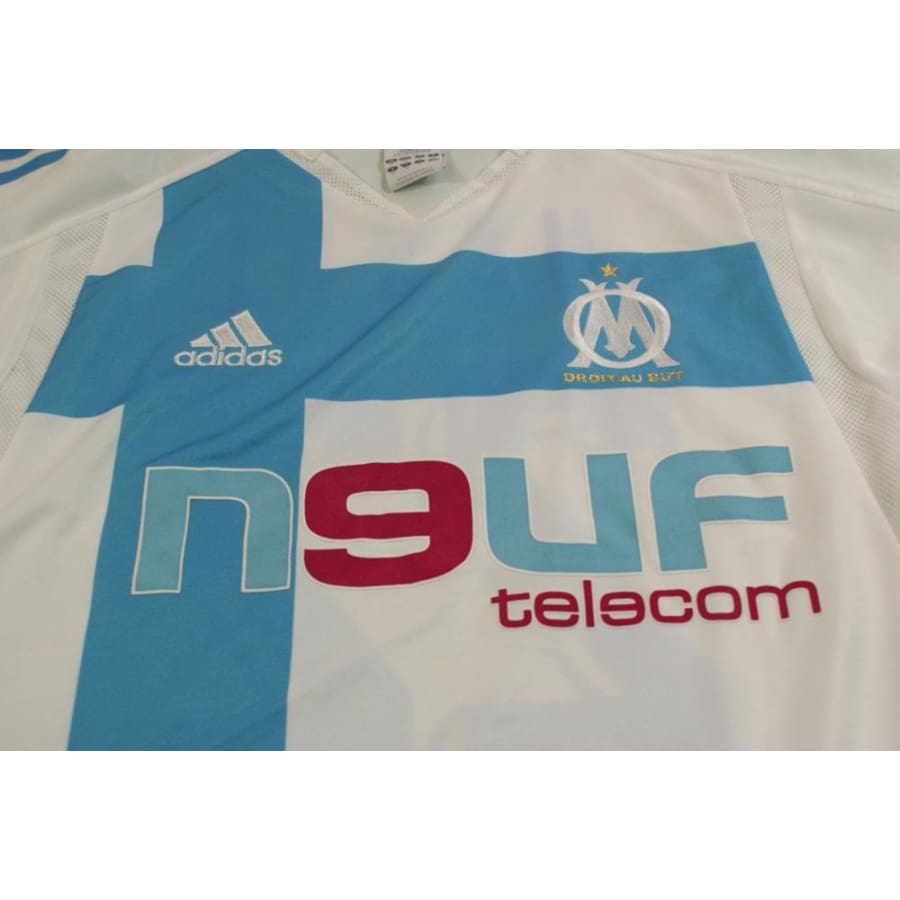 Maillot de football vintage domicile Olympique de Marseille N°22 NASRI 2004-2005 - Adidas - Olympique de Marseille