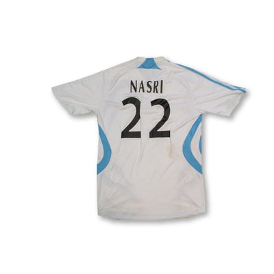 Maillot de football vintage domicile Olympique de Marseille N°22 NASRI 2007-2008 - Adidas - Olympique de Marseille