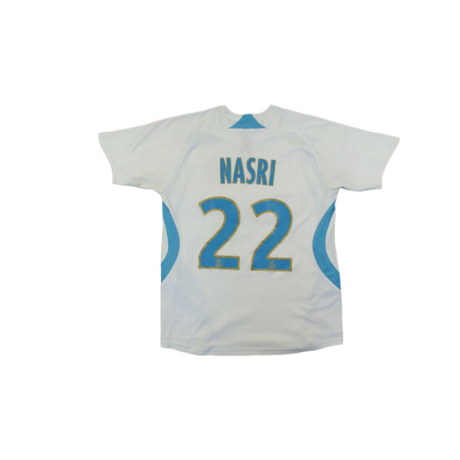 Maillot de football vintage domicile Olympique de Marseille N°22 NASRI 2007-2008 - Adidas - Olympique de Marseille