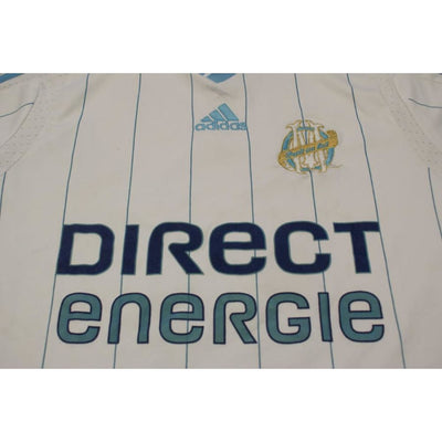 Maillot de football vintage domicile Olympique de Marseille N°8 LUCHO 2009-2010 - Adidas - Olympique de Marseille