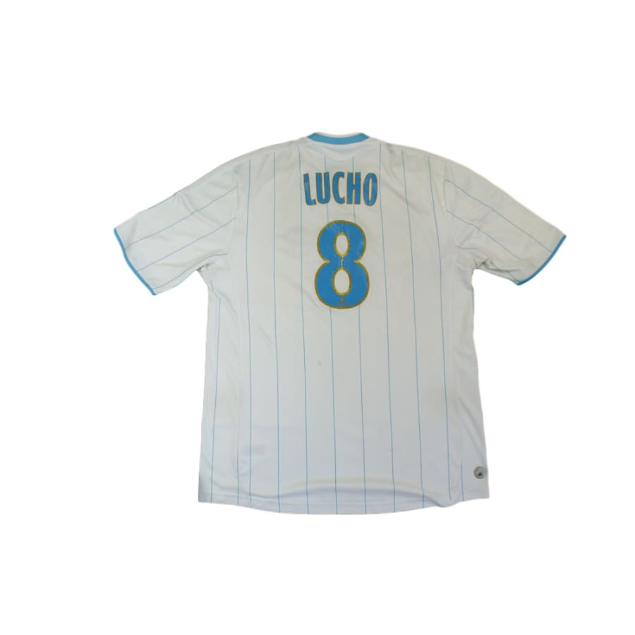 Maillot de football vintage domicile Olympique de Marseille N°8 LUCHO 2009-2010 - Adidas - Olympique de Marseille