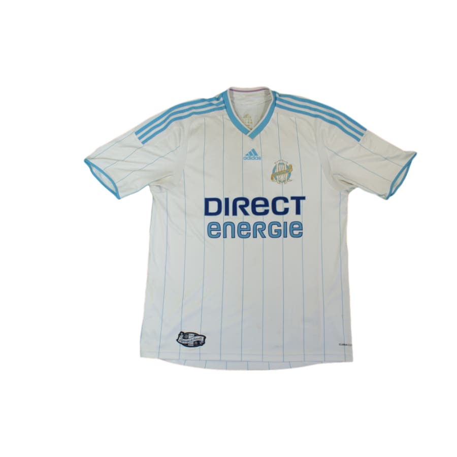 Maillot de football vintage domicile Olympique de Marseille N°8 LUCHO 2009-2010 - Adidas - Olympique de Marseille