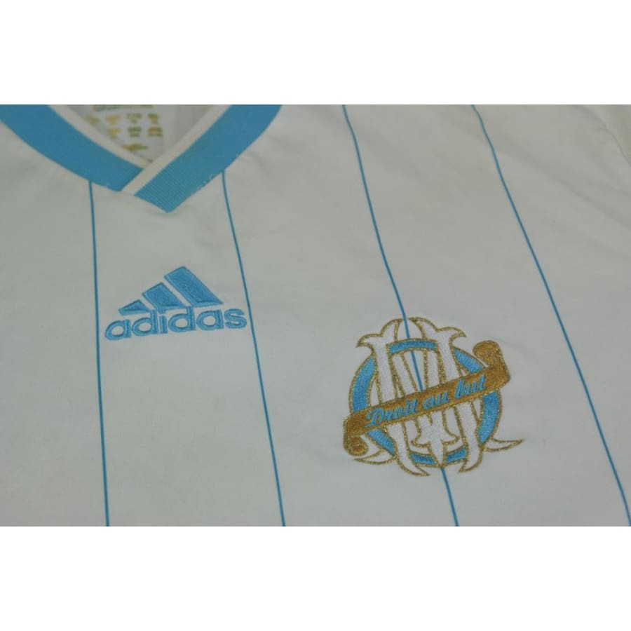 Maillot de football vintage domicile Olympique de Marseille N°8 LUCHO 2009-2010 - Adidas - Olympique de Marseille