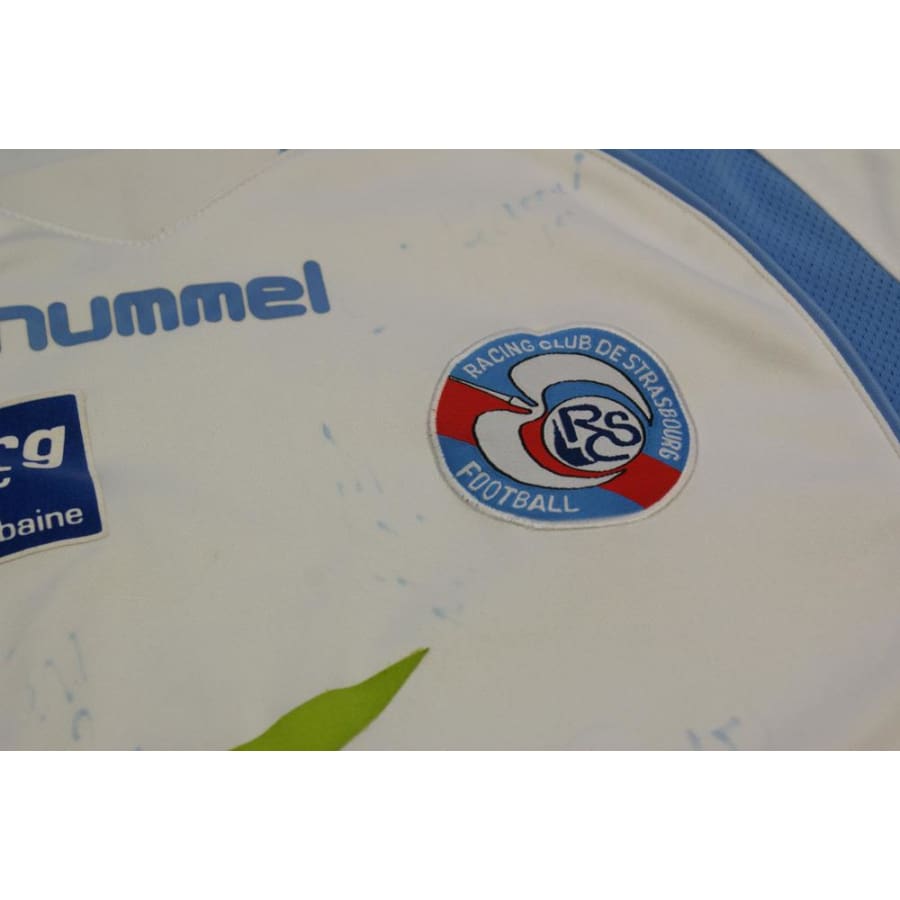 Maillot de football vintage domicile RC Strasbourg Alsace 2007-2008 - Hummel - RC Strasbourg Alsace