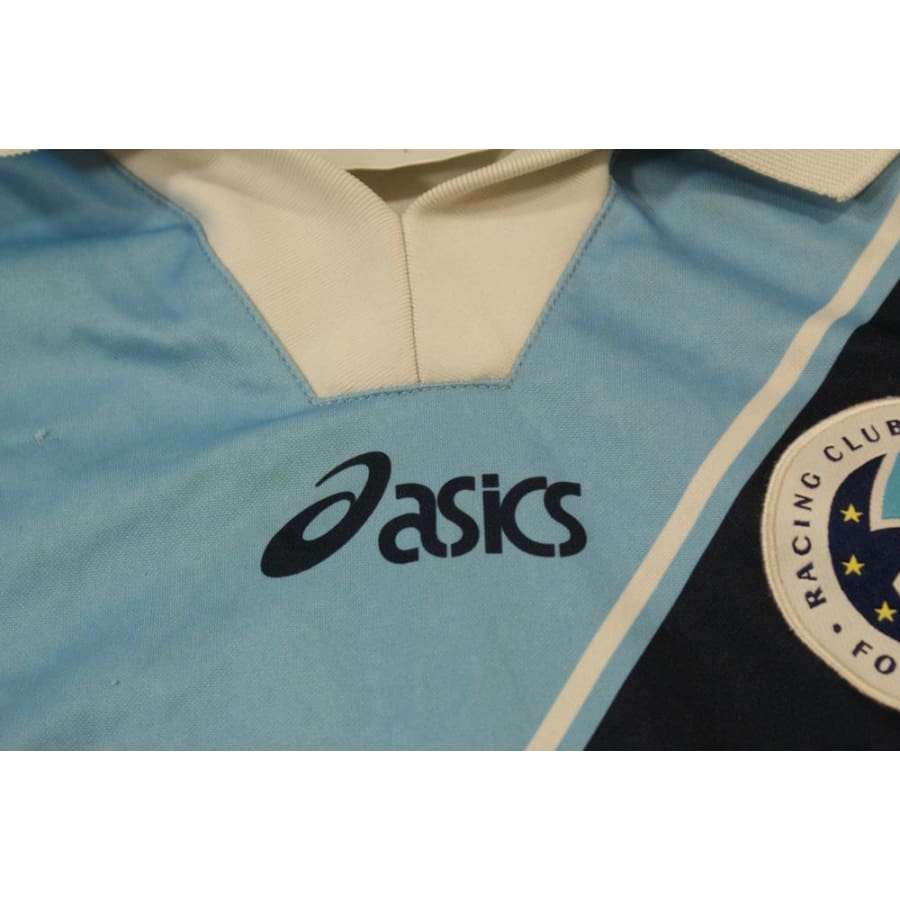 Maillot de football vintage domicile RC Strasbourg Alsace N°8 MARCELLO 2001-2002 - Asics - RC Strasbourg Alsace