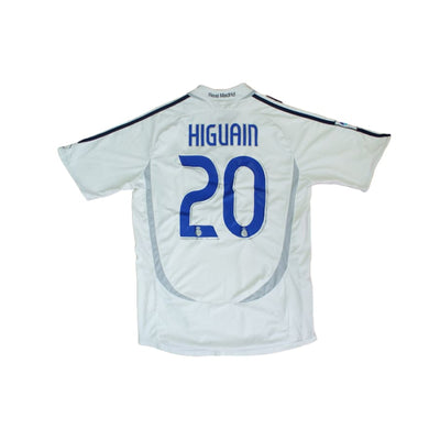 Maillot de football vintage domicile Real Madrid CF N°20 HIGUAIN 2006-2007 - Adidas - Real Madrid