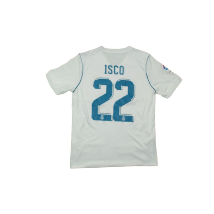 Maillot de football vintage domicile Real Madrid CF N°22 ISCO 2017-2018 - Adidas - Real Madrid