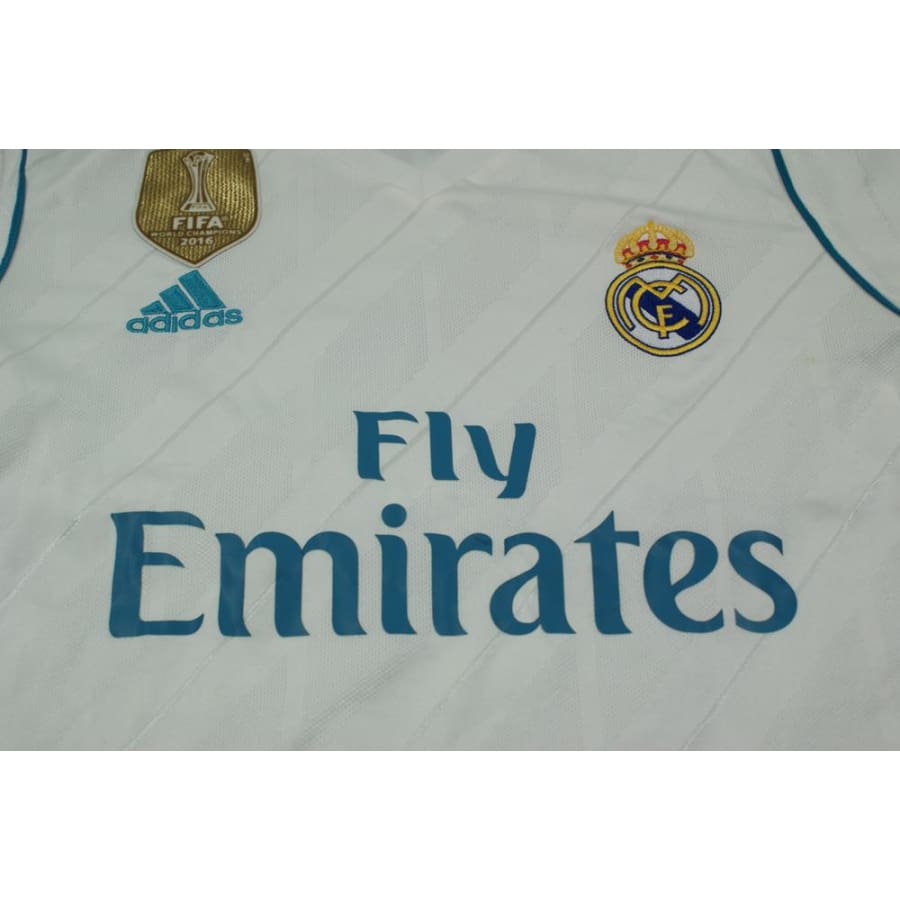 Maillot de football vintage domicile Real Madrid CF N°22 ISCO 2017-2018 - Adidas - Real Madrid