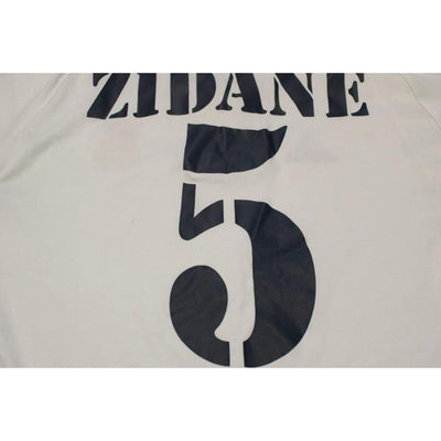 Maillot de football vintage domicile Real Madrid CF N°5 ZIDANE 2001-2002 - Adidas - Real Madrid