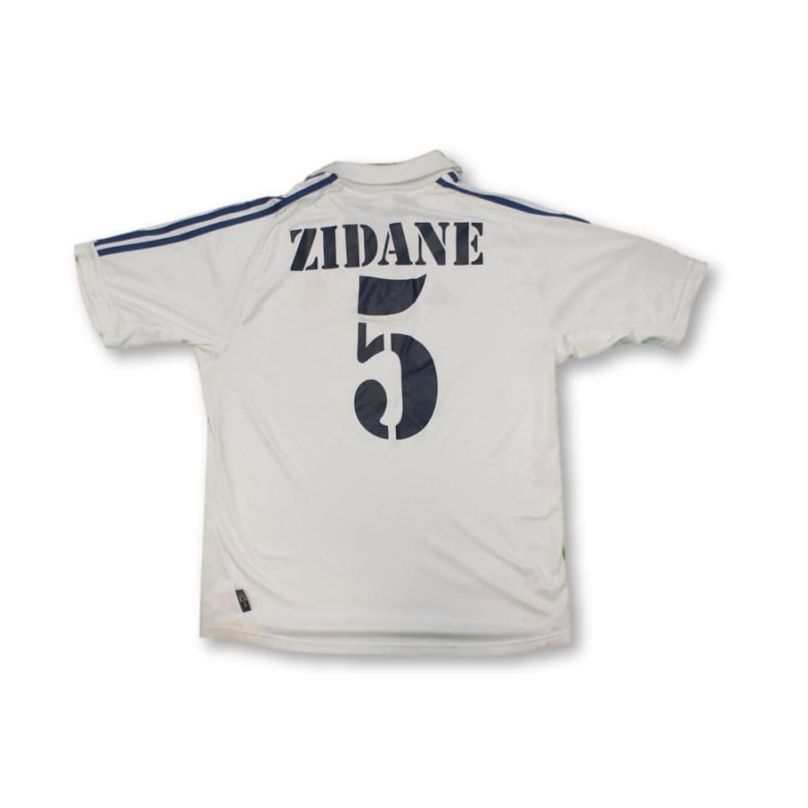 Maillot de football vintage domicile Real Madrid CF N°5 ZIDANE 2001-2002 - Adidas - Real Madrid