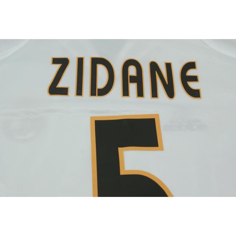 Maillot de football vintage domicile Real Madrid CF N°5 ZIDANE 2004-2005 - Adidas - Real Madrid