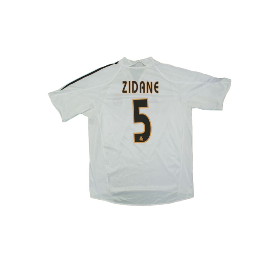 Maillot de football vintage domicile Real Madrid CF N°5 ZIDANE 2004-2005 - Adidas - Real Madrid